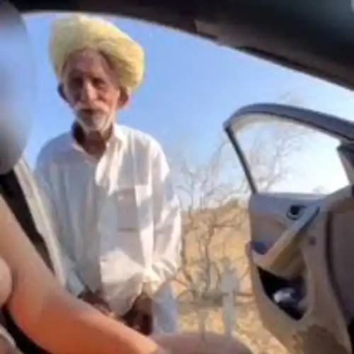 Jaisalmer Baba Viral Video: 70Year-Old Rajasthan Jaisalmer, jaisalmer baba original Car video download link