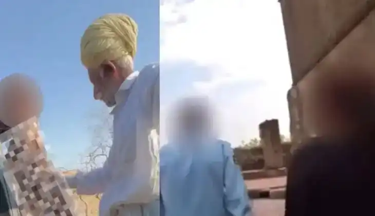 Rajasthan–jaisalmer viral video free download link, jaisalmer wale baba ki viral video full clip, 70 साल के बुजुर्ग के साथ Smriti Jain Car